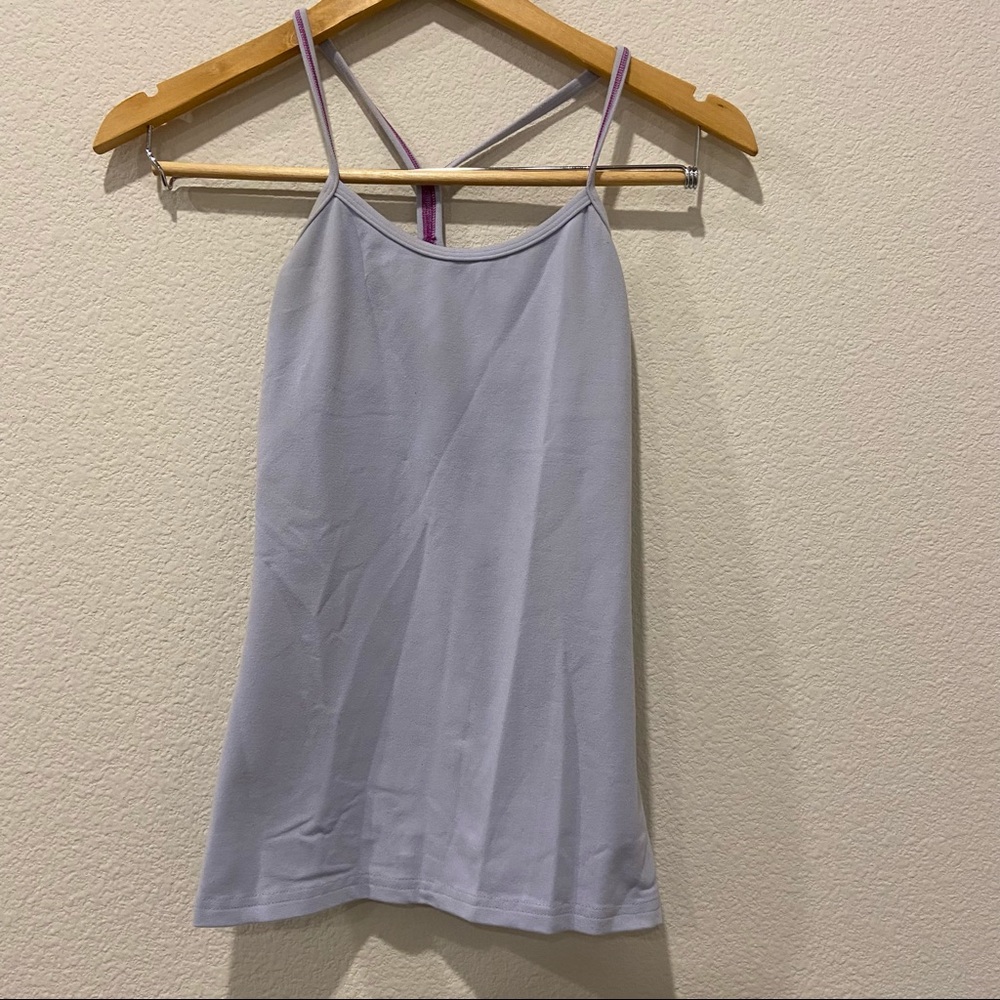lululemon Tank Top lavender /powder Blue Size 4